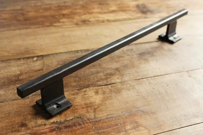 素朴な鉄のナロードアハンドル/スクエア 41cm ドアの上から設置可能 インテリアショップ