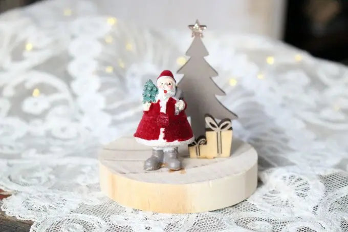 サンタクロース・ペデスタル クリスマス雑貨