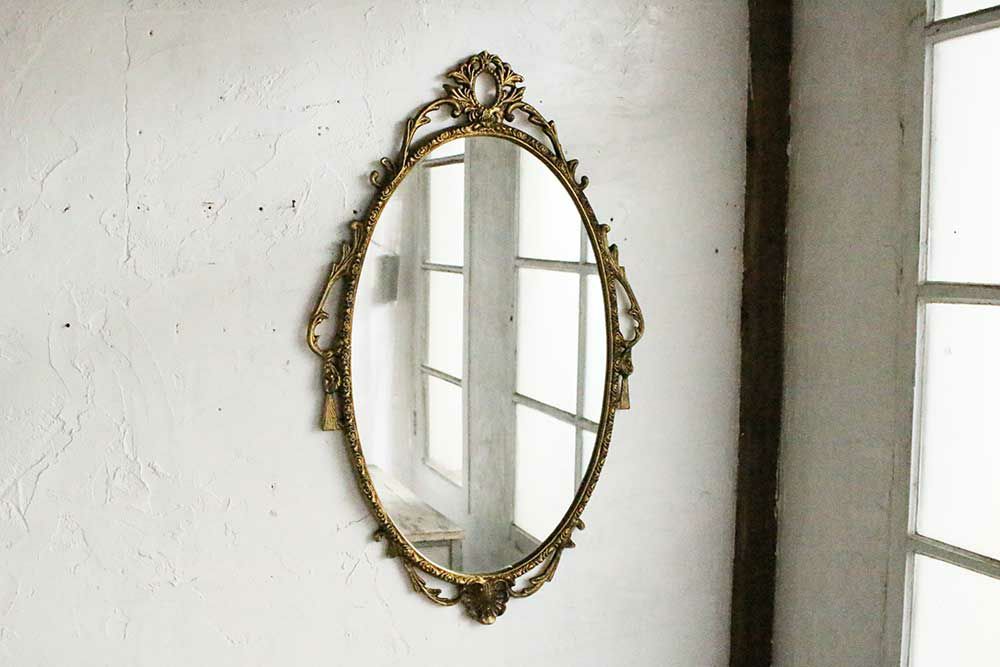 ビンテージ・メタルミラー