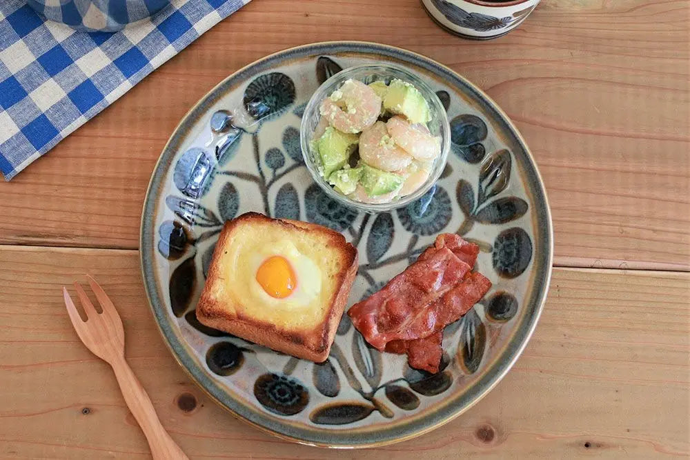 美濃焼 クラシコプレート 23.5cm 北欧ヴィンテージ風の中皿 おしゃれな食器