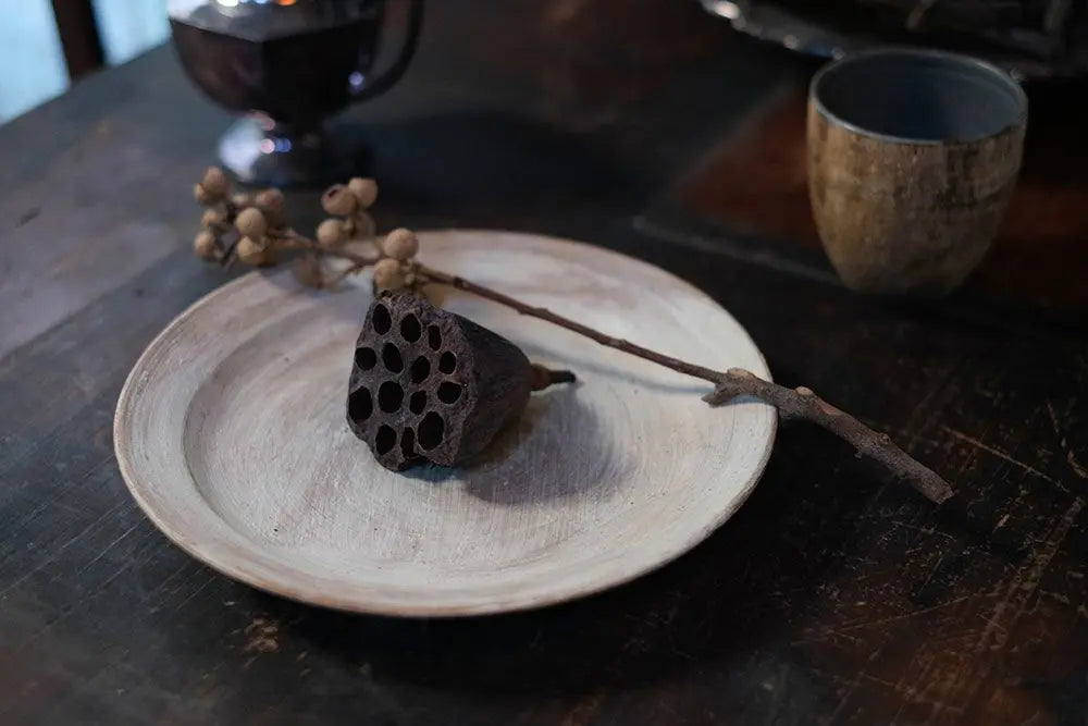 笠間焼・横田篤徳 ラウンド皿/作家のうつわ 和食器 CRAFT BORO×BORO おしゃれな食器