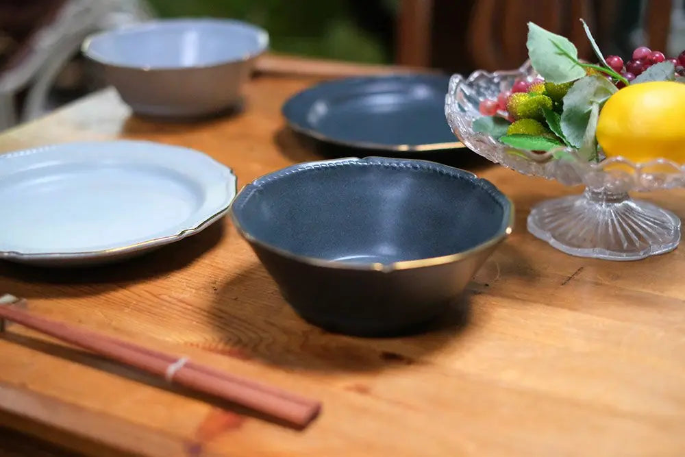 美濃焼 ステッチボウル 赤土に鉱物感のある釉薬をまとわせた食器 うつわ おしゃれな食器