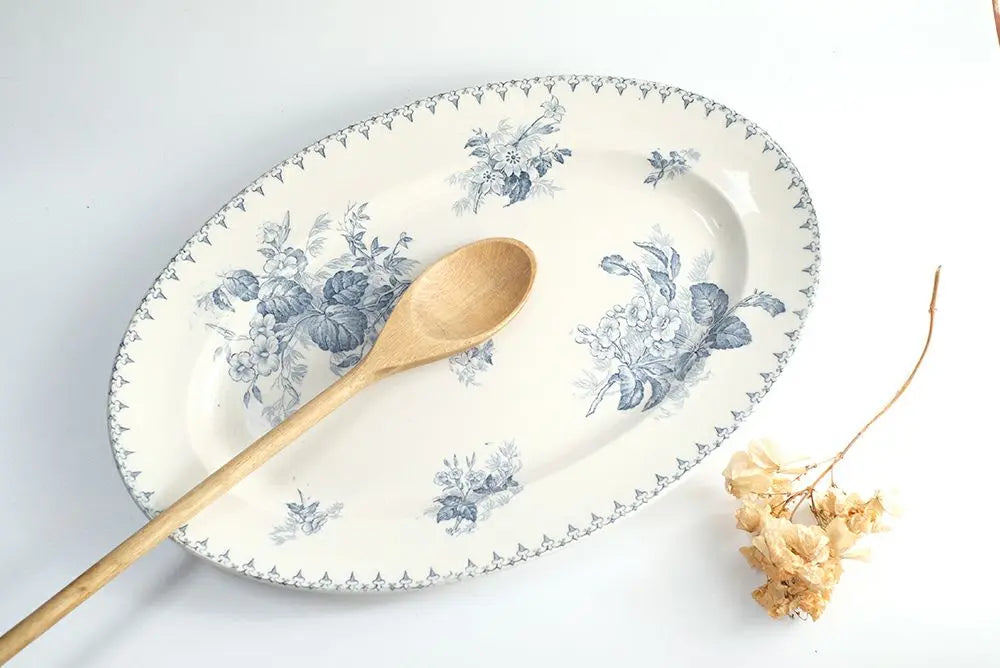 アンティーク サルグミンヌ オードブルプレートFLORE アンティーク食器