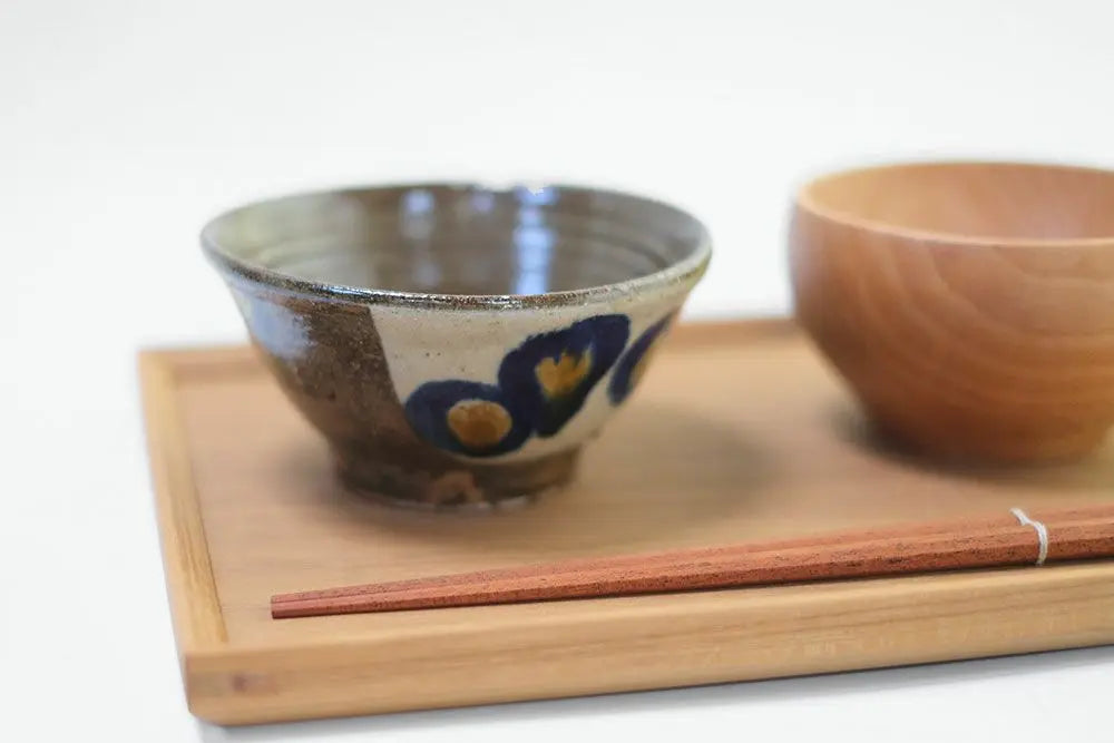 やちむん 沖縄 宮城正享 マカイ 丸紋点打ち 飯椀 茶碗 読谷村北窯 一点物 おしゃれな食器