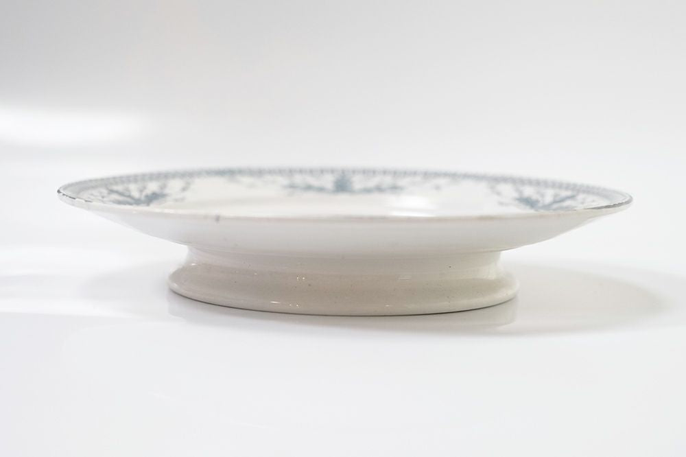 アンティーク食器/ コンポート皿 AUX LIONS DE FAIENCE フランスのファイアンス陶器