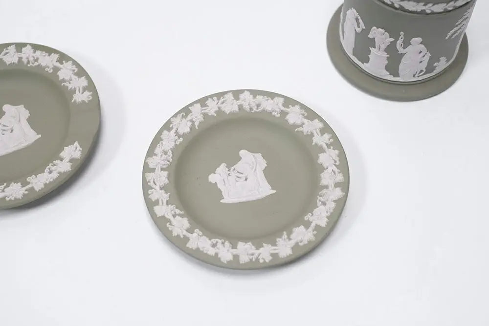 ヴィンテージ WEDGWOODジャスパー リングディッシュ ストーンウェア