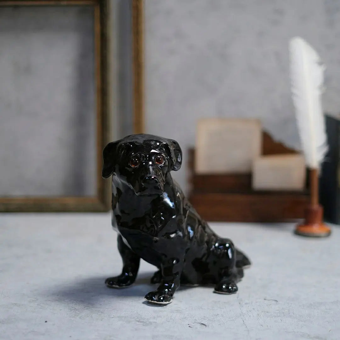 ヴィンテージ WINSTANLEY DOG/ケンジントンドッグ 黒いラブラドール