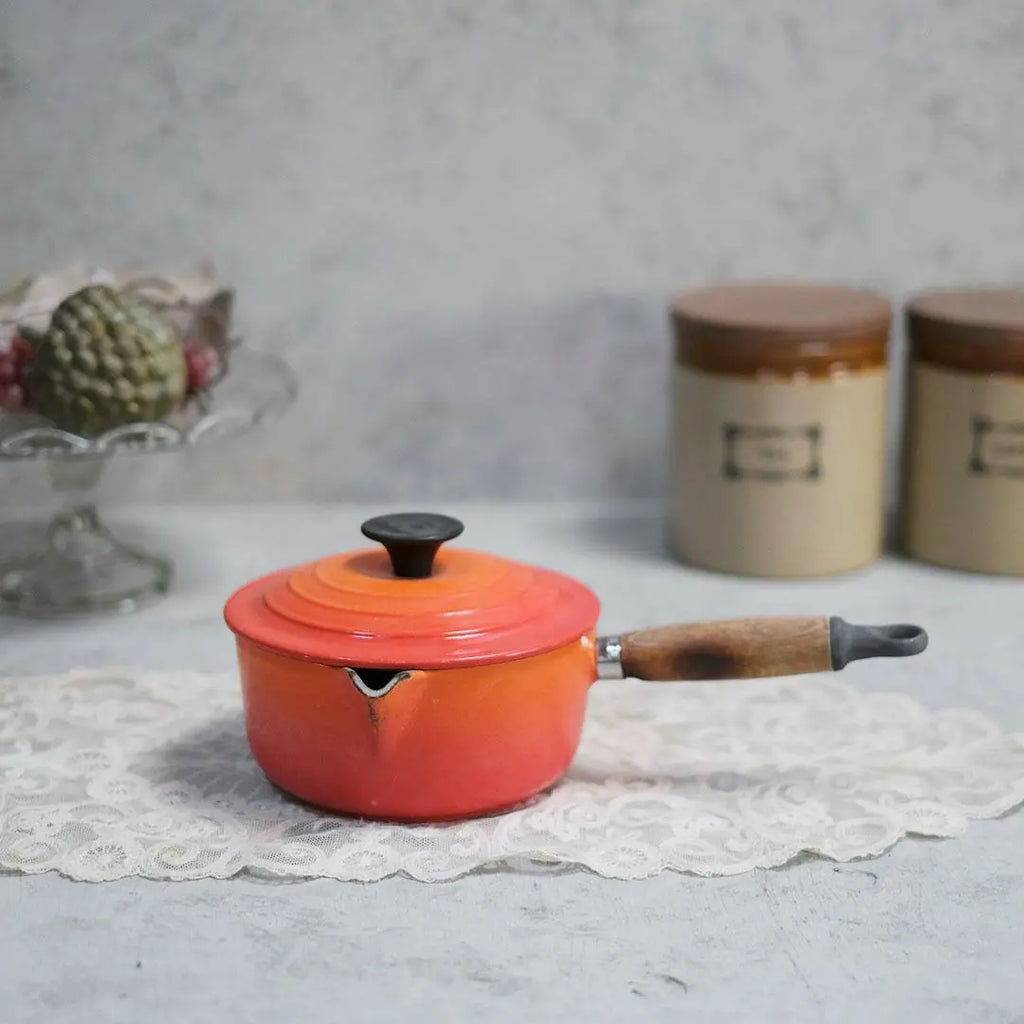 ヴィンテージ LE CREUSET(ル・クルーゼ)片手鍋 鉄鍋