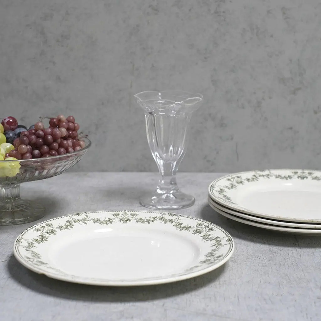 アンティーク皿 Badonviller”champagne” フランス 直径24cm/アンティーク食器