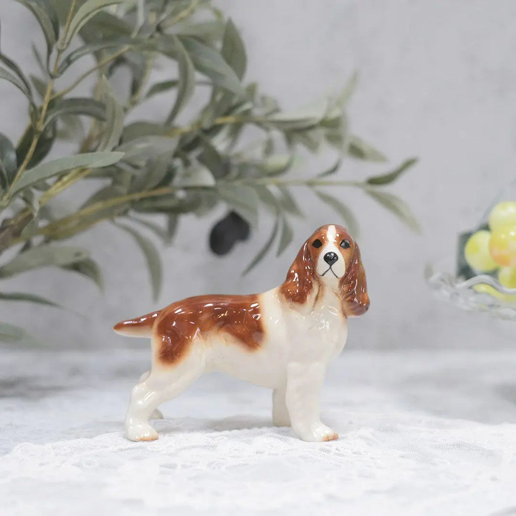 ヴィンテージフィギュリン犬 陶器オブジェ イギリス 置物