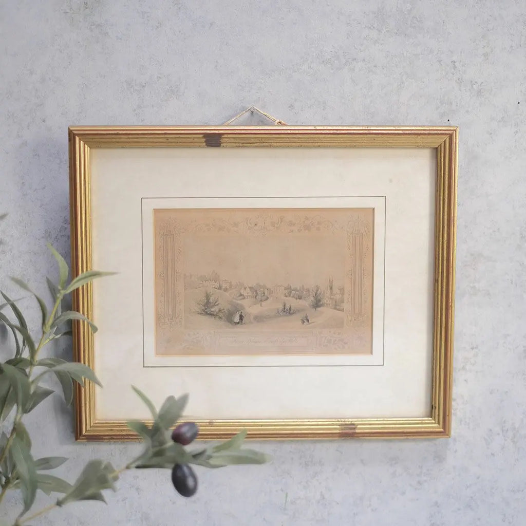 アンティーク リトグラフピクチャーMount Ephraim Tunbridge Wells イギリス 絵