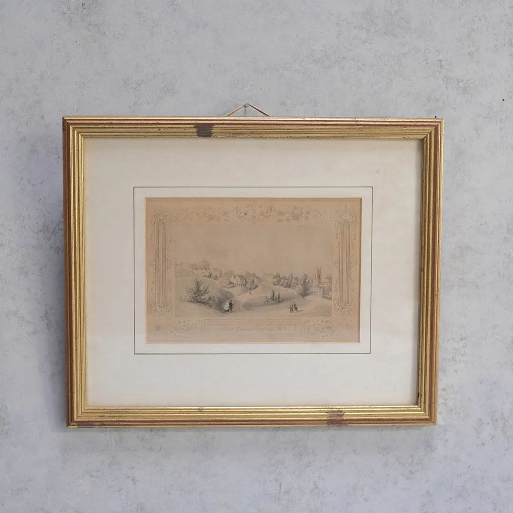 アンティーク リトグラフピクチャーMount Ephraim Tunbridge Wells イギリス アンティーク雑貨