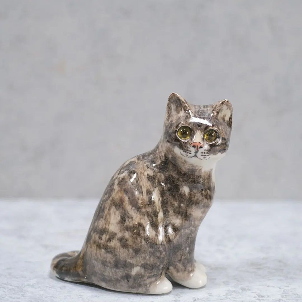 ヴィンテージ ウィンスタンレーキャット ケンジントンキャット アメリカンショートヘア イギリス 陶芸作家Jenny Winstanley 置物