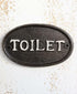 TOILETのサインプレート