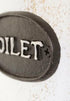 アイアン製のトイレサイン3