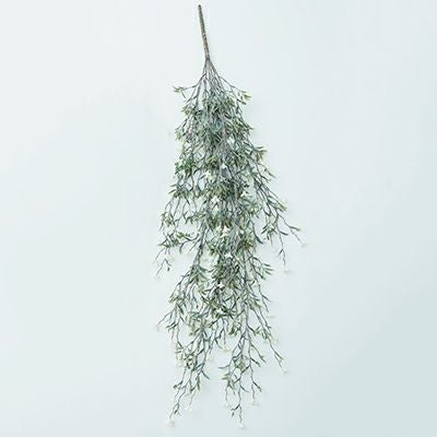 白い花のついた造花5