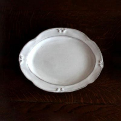 益子焼・カヌレオーバル皿S(22cm)(ツヤあり)/洋皿 パスタ皿 手作り わかさま陶芸 若林健吾