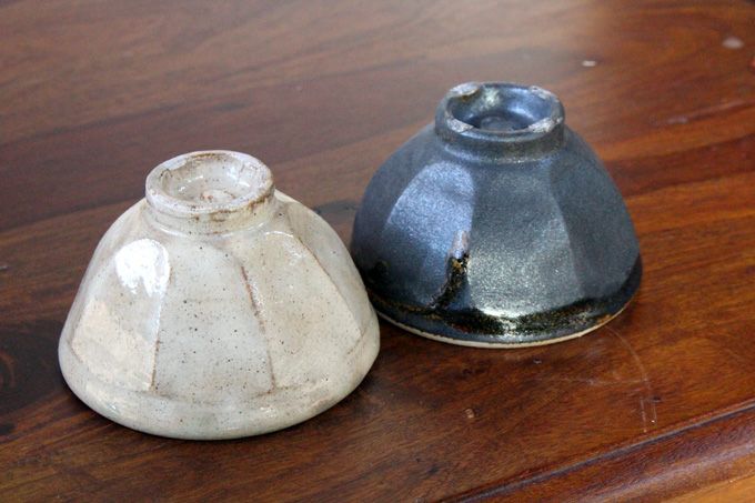 笠間焼【益子淳一】・面取めし碗/作家のうつわ 2色展開 ご飯茶碗 和食器