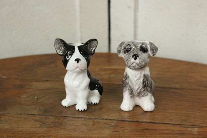 かわいい犬の一輪挿し6