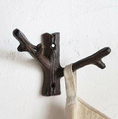 小枝の形をした重厚なアイアンフック6