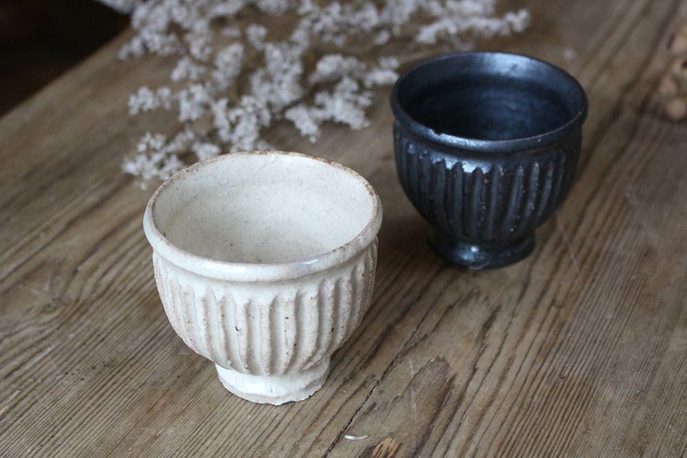 益子焼 陶器 小型 手作り ぐい呑み 陶芸家 作陶家 #お 益子焼 陶器