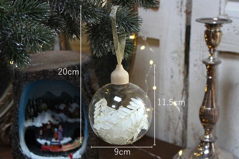 ガラスボールのクリスマスオーナメント7