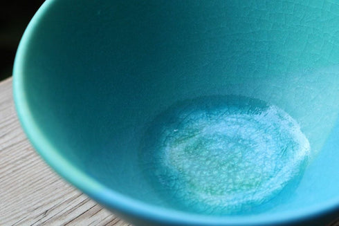 飯沼耕市の青が美しい茶碗5