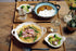 美濃焼の取手付きパスタ皿7