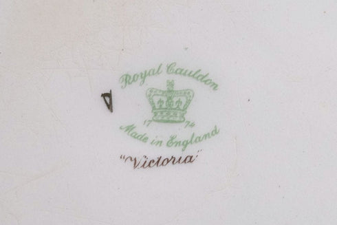 アンティーク・RoyalCauldonプレートバックスタンプ4