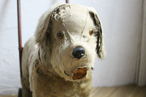 アンティーク犬の手押し車顔15
