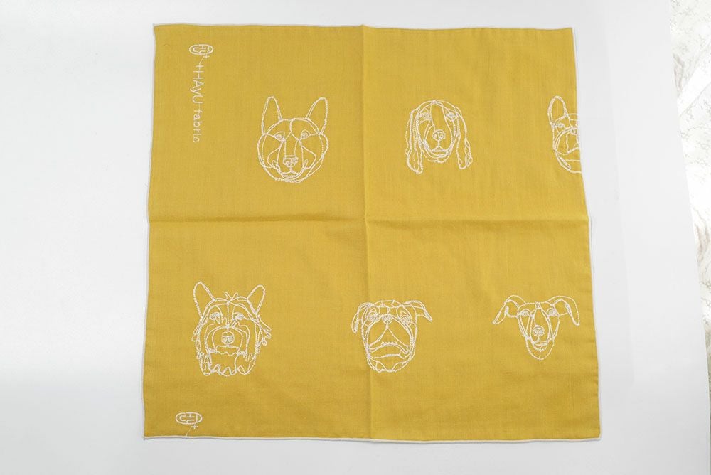 +HAyU fabric ハンカチ