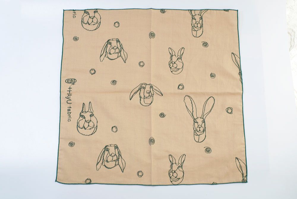 +HAyU fabric ハンカチ