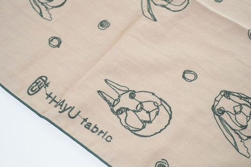 +HAyU fabric ハンカチ