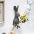 YARNNAKARN(ヤナカーン) ラビットウォールデコ/ブラック うさぎの壁飾り10