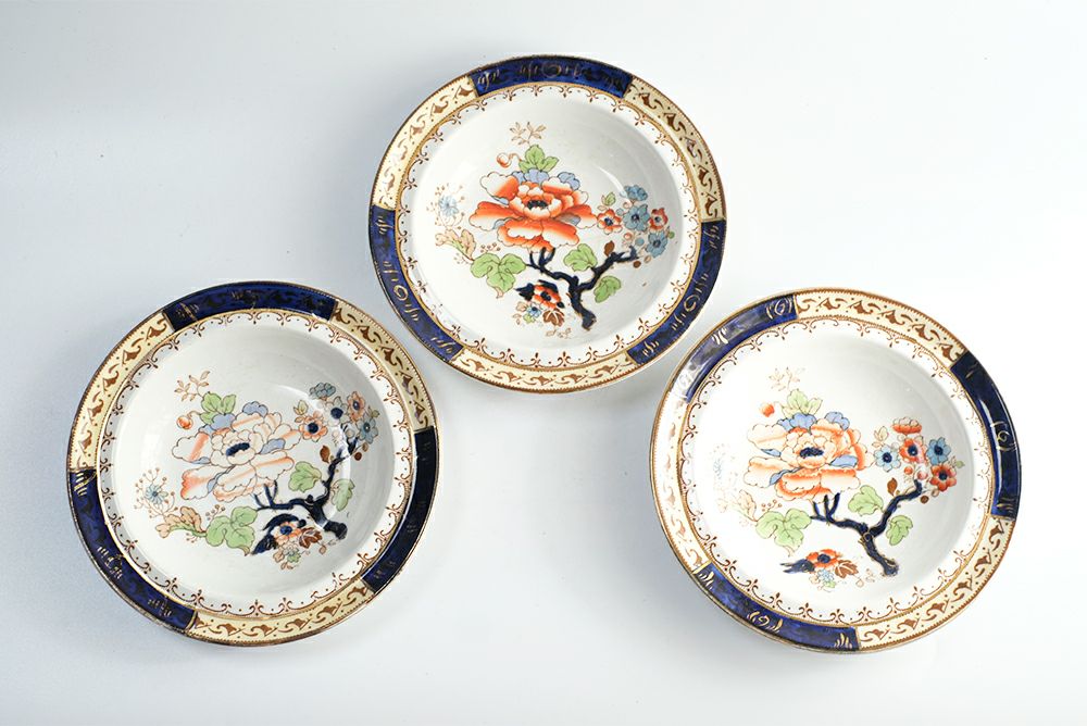 アンティークデザートボウルLosol Ware Keeling & Co Burslem Englandシャンハイ2