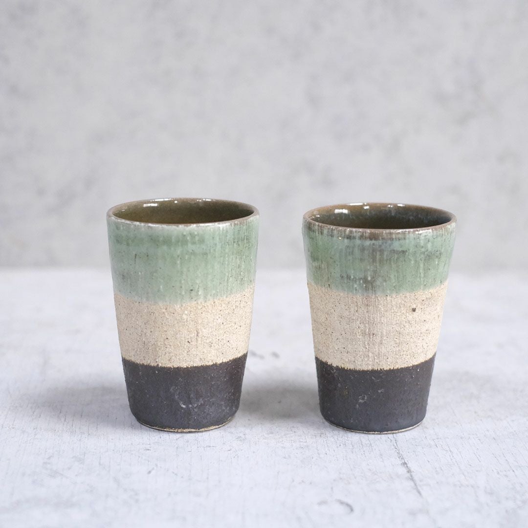 笠間焼・小坂裕美 タンブラー/作家のうつわ 和食器 CRAFT BORO×BORO1