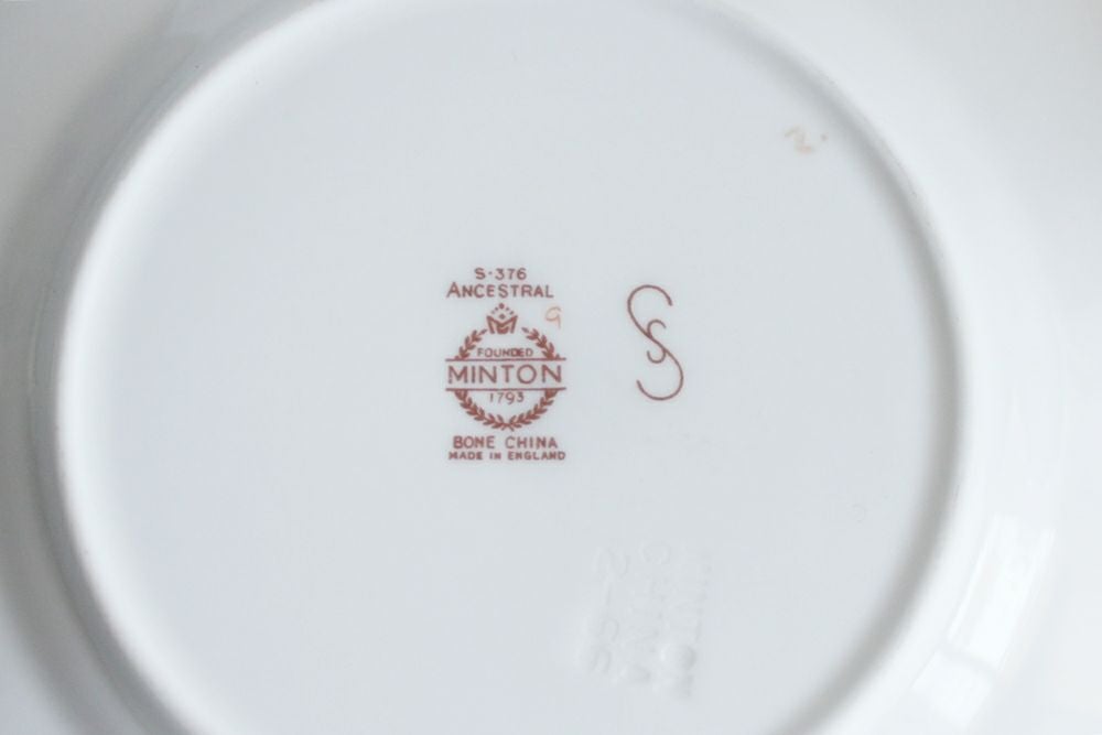 ヴィンテージ MINTON アンセストラルトリオバックスタンプ5