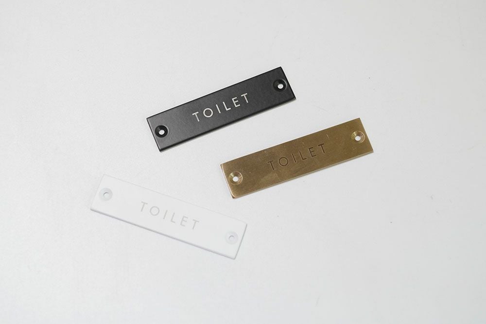 トイレのドアプレート1