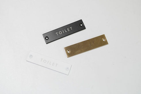 トイレのドアプレート1