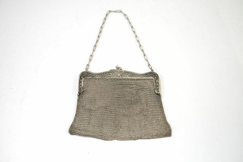 シルバーのアンティーク財布1