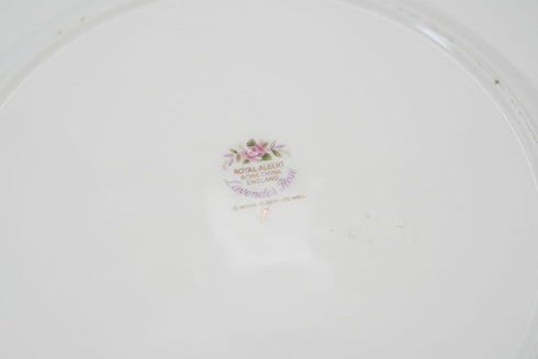 ヴィンテージ Royal Albertディナープレート/lavender rose イギリス ロイヤルアルバート 食器バックスタンプ5