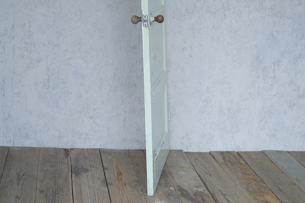 ヴィンテージ ウッドパネルドア/パステルグリーン 建具6