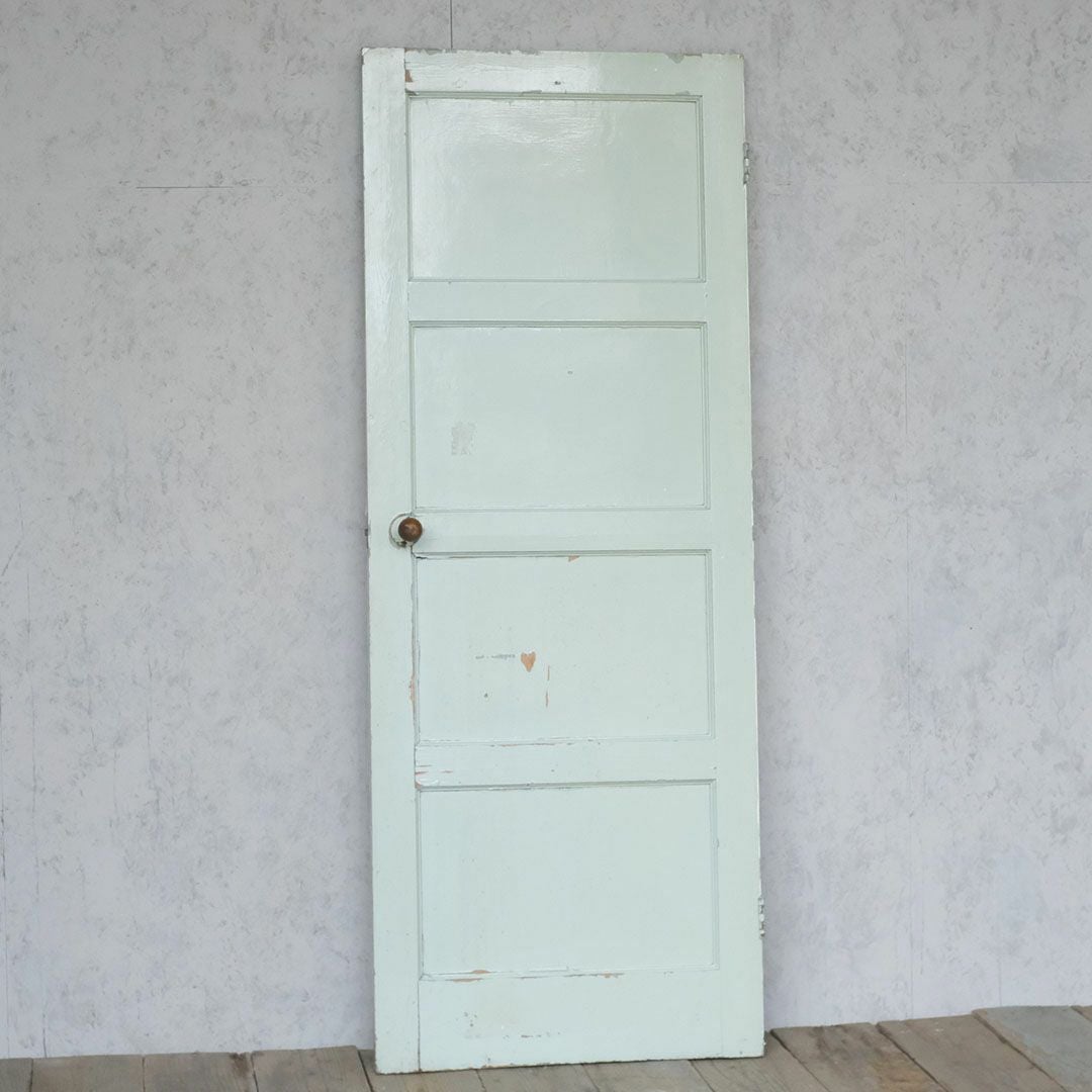 ヴィンテージ ウッドパネルドア/パステルグリーン 建具18