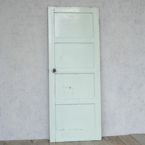 ヴィンテージ ウッドパネルドア/パステルグリーン 建具18