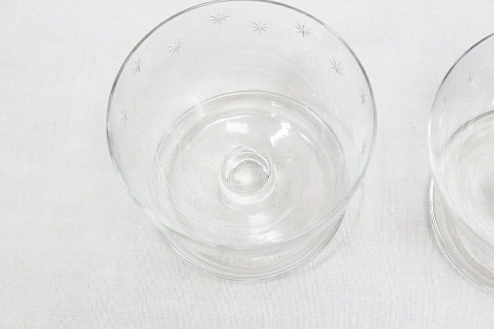 ヴィンテージ サンデーグラス アイスクリームカップ イギリス 星55