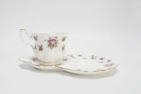ヴィンテージROYAL ALBERT(ロイヤルアルバート)カップ&ソーサ Sweet violet イギリス バイオレット 菫11
