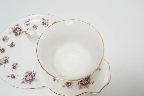 ヴィンテージROYAL ALBERT(ロイヤルアルバート)カップ&ソーサ Sweet violet イギリス バイオレット 菫22