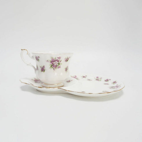 ヴィンテージROYAL ALBERT(ロイヤルアルバート)カップ&ソーサ Sweet violet イギリス バイオレット6