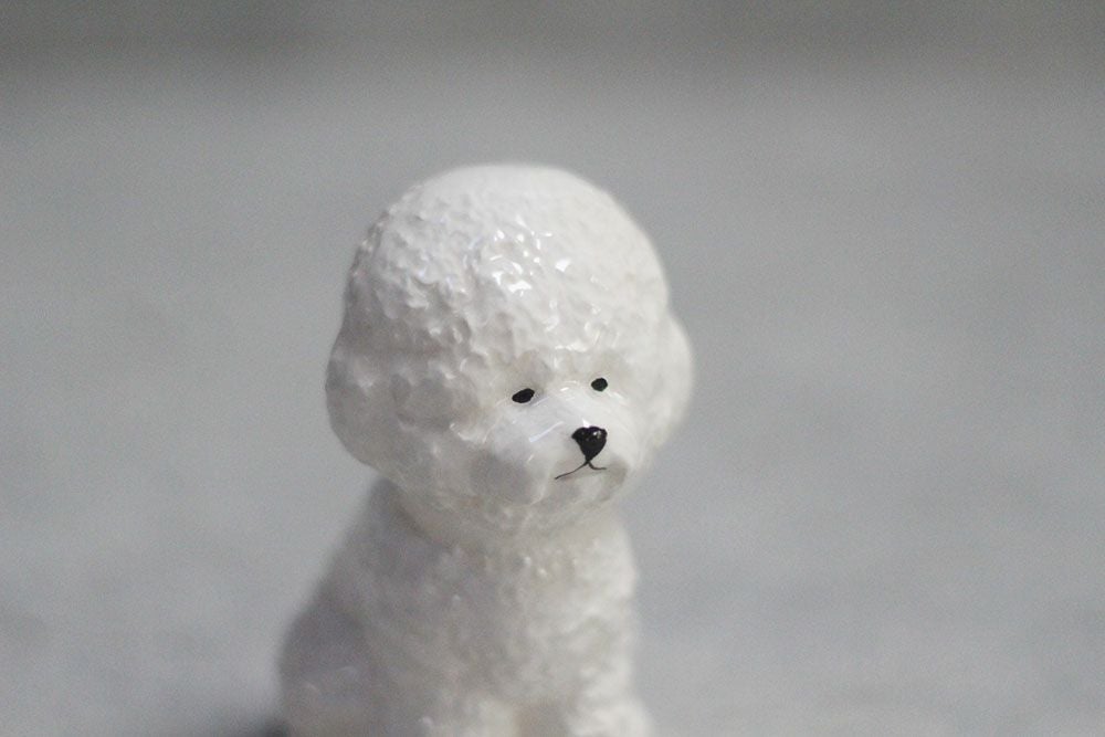 陶器のビションフリーゼマルチベース3