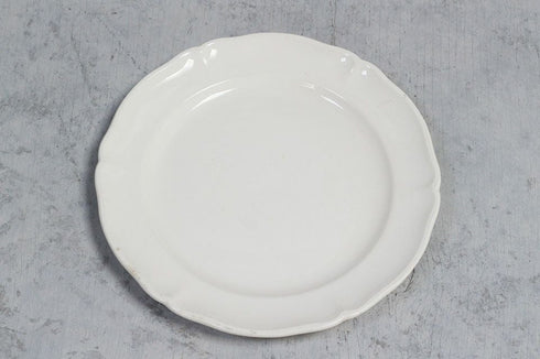 アンティーク皿 フラワーリムプレート 白 花リム皿 Villeroy & Boch1